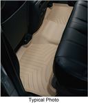 WeatherTech 2nd Row Rear Auto Floor Mat - Tan                                                       