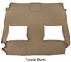 custom fit second and third row weathertech 2nd 3rd rear auto floor mat - tan