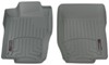 front contoured weathertech auto floor mats - gray