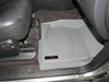 2009 chevrolet silverado  custom fit rubber with plastic core weathertech front auto floor mats - gray
