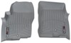 front contoured weathertech auto floor mats - gray