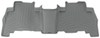 WeatherTech 2nd Row Rear Auto Floor Mat - Gray Rubber with Plastic Core WT462862