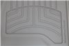 custom fit thermoplastic weathertech hp front auto floor mats - high wall design gray