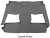 custom fit second and third row weathertech 2nd 3rd rear auto floor mat - gray