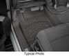 custom fit front weathertech hp auto floor mats - high wall design cocoa