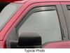0  side window 2 piece set weathertech air deflectors with dark tinting - front