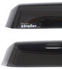 side window front and rear windows weathertech air deflectors with dark tinting - 4 piece