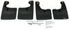 custom fit width weathertech mud flaps - easy-install no-drill digital front and rear set
