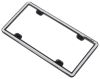 WT60021 - White WeatherTech License Plates and Frames