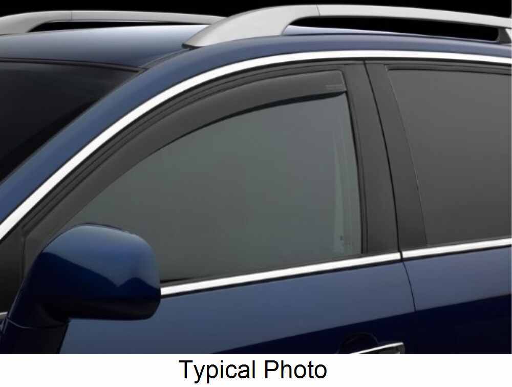 2022 Chevrolet Equinox WeatherTech Side Window Air Deflectors with Dark