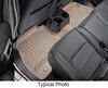 custom fit second and rear row weathertech hp 2nd auto floor mat - high wall design tan