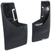 custom fit front and rear set weathertech mud flaps - easy-install no-drill digital