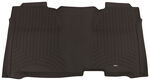 WeatherTech HP 2nd Row Rear Auto Floor Mat - High Wall Design - Cocoa