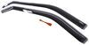 side window front windows weathertech air deflectors with dark tinting - 2 piece