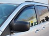 WeatherTech Side Window Rain Guards with Dark Tinting - Front - 2 Piece Dark Tint WT80476 on 2010 Chrysler Town and Country 