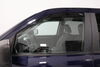 2017 ram 1500  side window 2 piece set weathertech rain guards with dark tinting - front