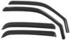 4 piece set front and rear windows weathertech side window rain guards with dark tinting -