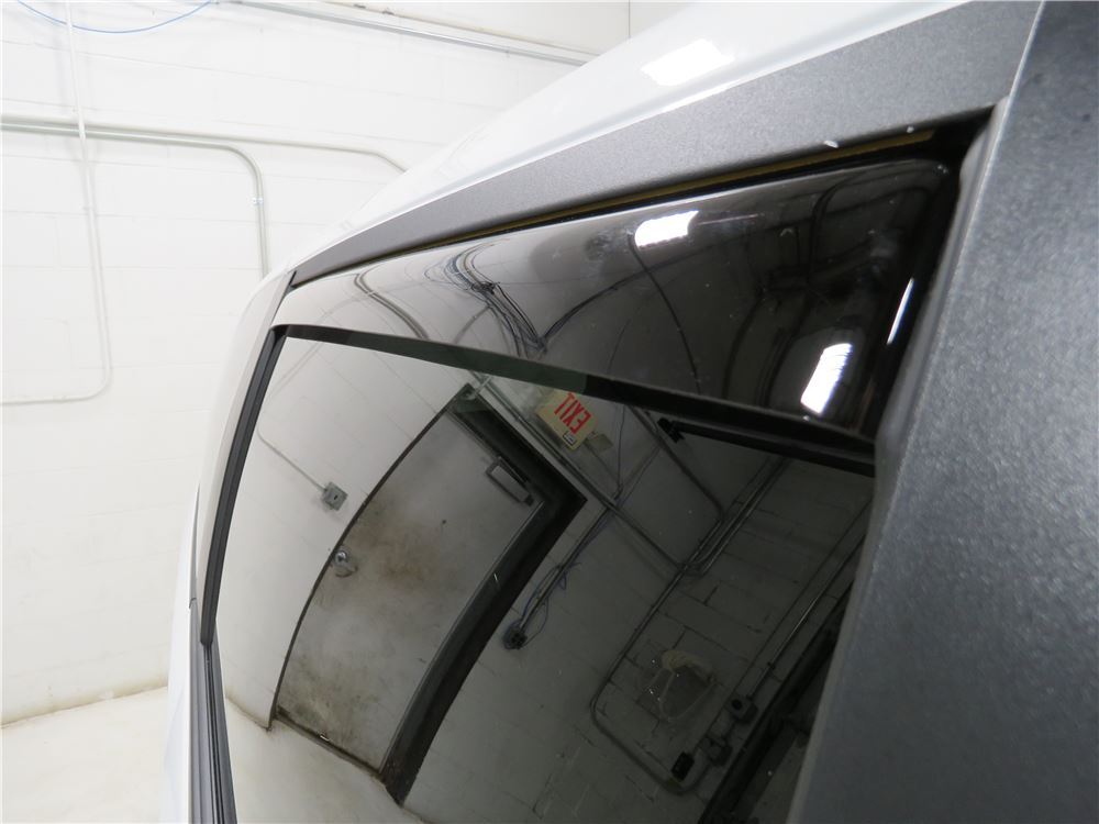 2019 Dodge Grand Caravan WeatherTech Side Window Rain Guards with Dark Tinting - Front and Rear Rain Guards For 2019 Dodge Grand Caravan