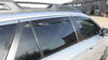 WeatherTech Side Window Rain Guards with Dark Tinting - Front and Rear - 4 Piece Front and Rear Windows WT82780 on 2016 Subaru Outback Wagon 
