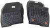 custom fit thermoplastic weathertech hp front auto floor mats - high wall design black