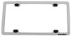 WeatherTech ClearCover License-Plate Frame with Cover - White Plastic WT8ALPCC8