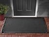 rv door mats weathertech outdoor mat - 30 inch wide x 60 long black
