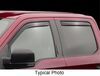 0  side window 4 piece set weathertech air deflectors with dark tinting - front and rear