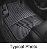 all seats contoured weathertech all-weather front and rear floor mats - black
