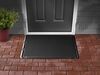 rv door mats weathertech outdoor mat - 24 inch wide x 39 long black