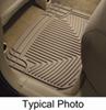 rear flat weathertech all-weather floor mats - tan