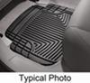 rear flat weathertech all-weather floor mats - black