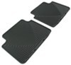 semi-custom fit rear weathertech all-weather floor mats - black