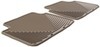 semi-custom fit rear weathertech all-weather floor mats - tan