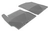 semi-custom fit front weathertech all-weather floor mats - gray