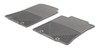semi-custom fit front weathertech all-weather floor mats - gray