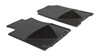 semi-custom fit flat weathertech all-weather front floor mats - black