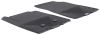 semi-custom fit rubber weathertech all-weather front floor mats - black