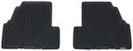 WeatherTech All-Weather Rear Floor Mats - Black