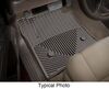 semi-custom fit front weathertech all-weather floor mats - cocoa