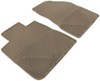 semi-custom fit front weathertech all-weather floor mats - tan