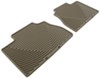 semi-custom fit rear weathertech all-weather floor mats - tan