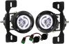 fog light assembly custom vision x optimus halo led upgrade kit - spot beam jeep jkx