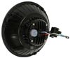 headlight dual beam vortex conversion kit - sealed to led w/ halo ring 7 inch black chrome