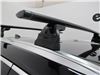 0  crossbars square bars yakima skyline roof rack for fixed mounting points - hd aluminum black qty 2