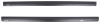 crossbars aero bars yakima jetstream - aluminum black 50 inch long qty 2
