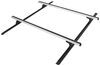 camper shell systems square bars rhino-rack heavy-duty roof rack for shells - track mount silver 59 inch