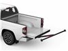 0  folds for storage 60 inch wide yakima longarm truck bed load extender - 2 hitches aluminum 300 lbs