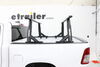 2022 ram 1500  truck bed adjustable height yakima overhaul hd ladder rack - aluminum 500 lbs 78 inch crossbars
