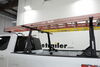 2023 ford f-350 super duty  truck bed over the yakima overhaul hd adjustable ladder rack - aluminum 500 lbs 78 inch crossbars