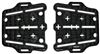 roof rack tracks recovery track mount for yakima overhaul hd and outpost truck bed ladder racks - 35 lbs